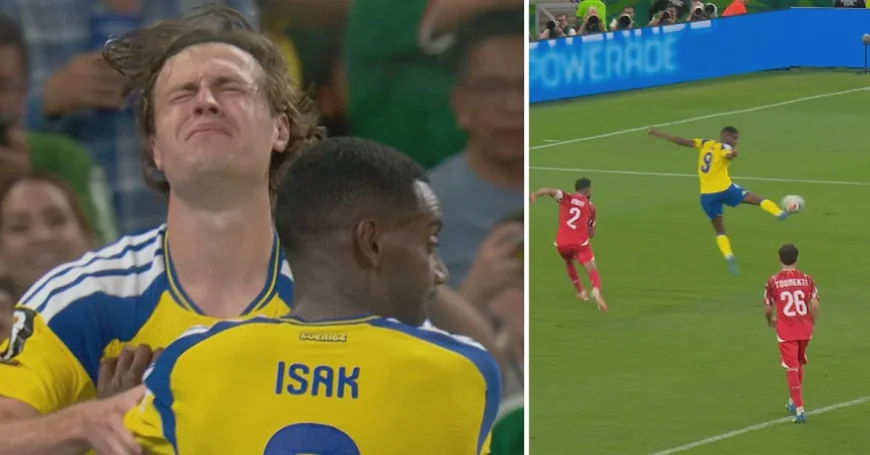 Svanberg Scores 17 Seconds After Entering in Sweden's 4–1 Win