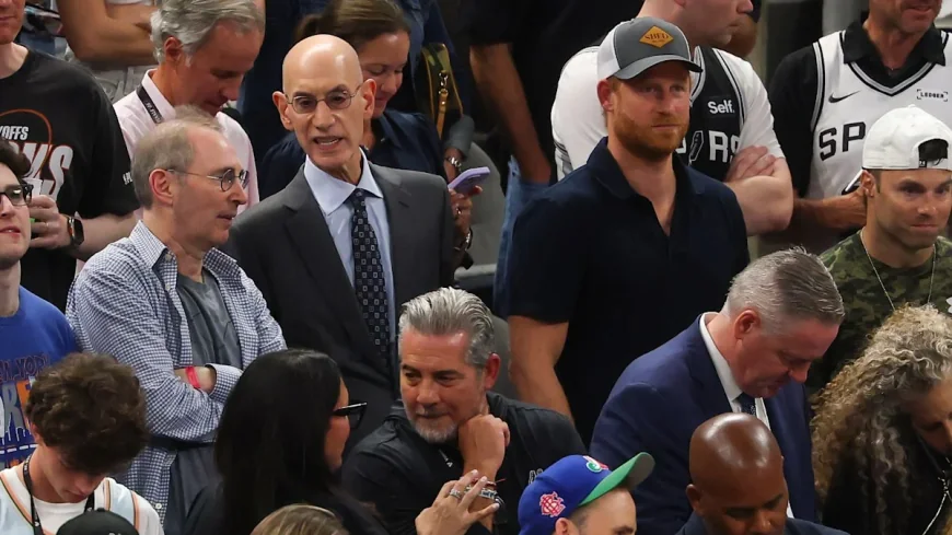 Prince Harry Visits San Antonio for Game 5 — Prince Harry Nba Finals Appearance