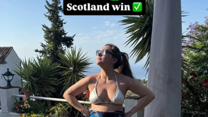 Rosie Kelly Smith celebrates Scotland win as Lorraine Kelly shares 1-0 joy