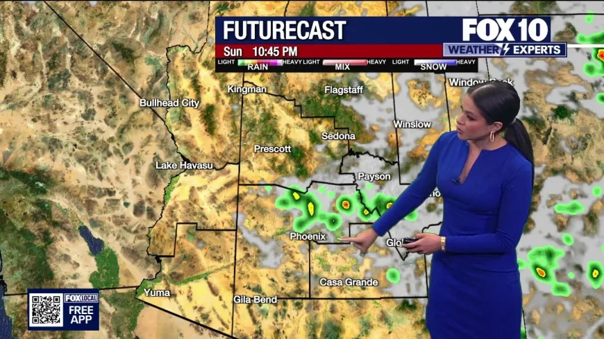 Phoenix Reaches 110 Degrees as Tucson Weather Turns Stormy