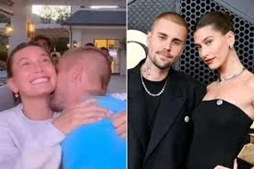 Hailey Bieber Wears Vintage Knicks Gear at MSG Finals Game