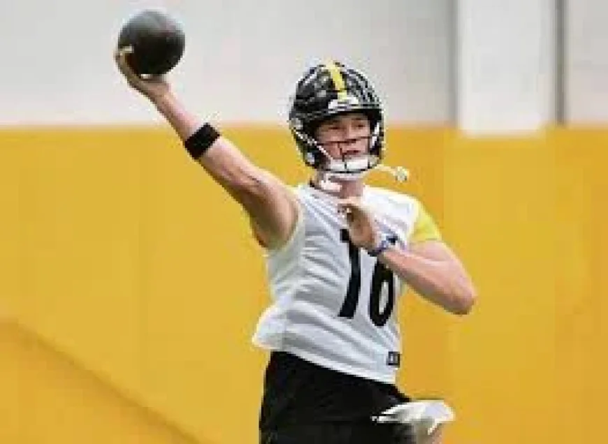 Aaron Rodgers Leads Steelers’ No. 4 Drew Allar Into Spring Reps