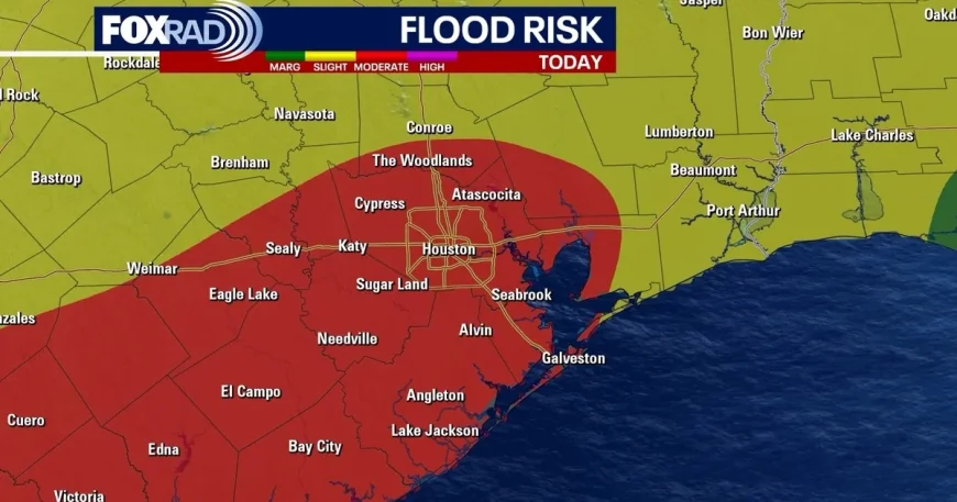 Brittany Begley Issues Flood Watch for Houston, Weather Houston Warns