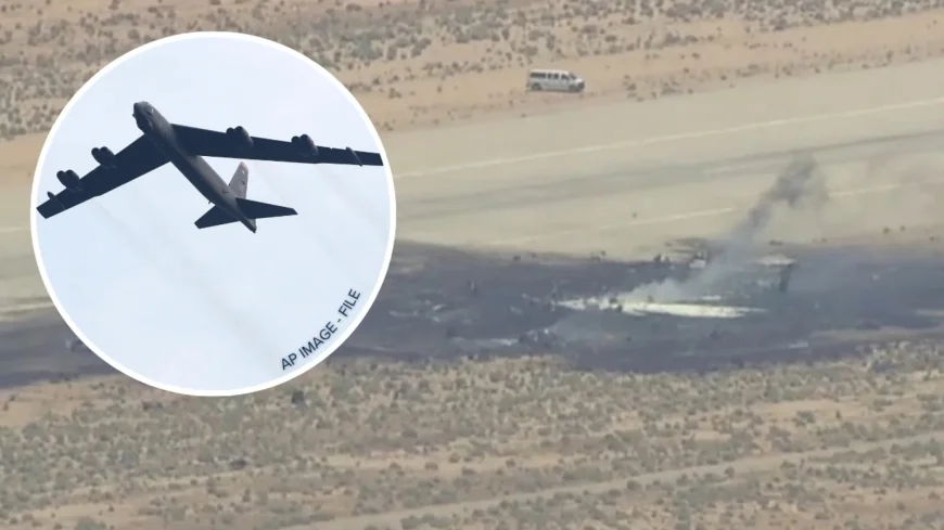 Edwards Air Force Base B52 Crash Follows Monday Takeoff