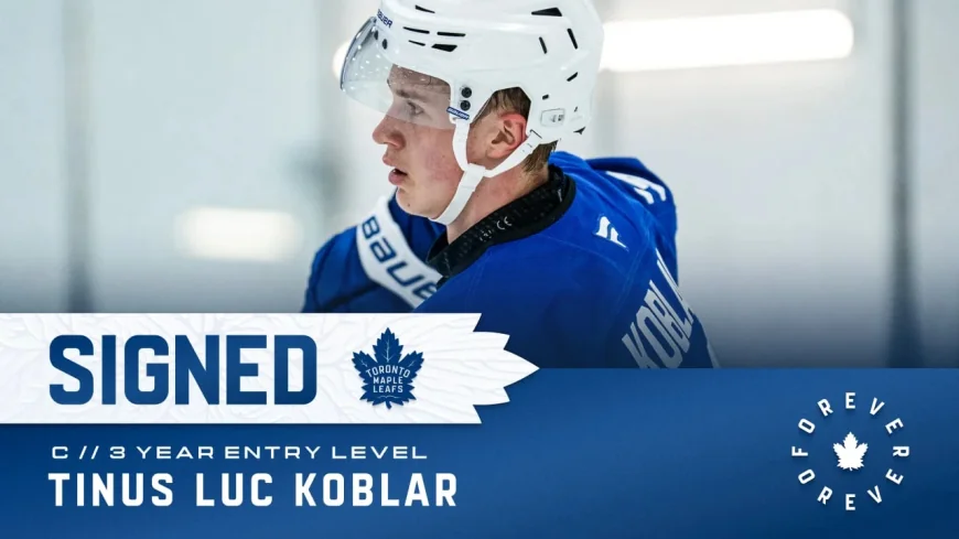 Tinus Luc Koblar Signs Three-Year Deal With Maple Leafs