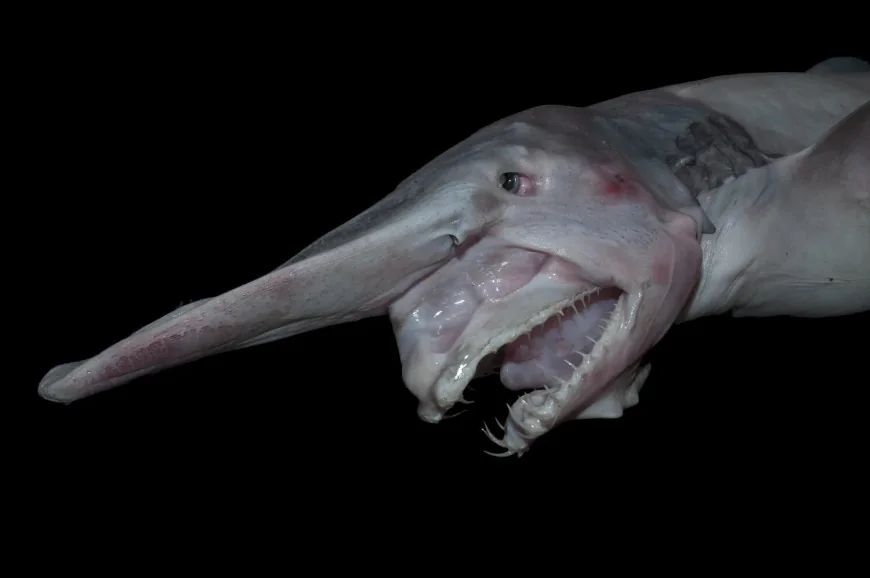 Scientists Record Goblin Shark Alive in Tonga Trench