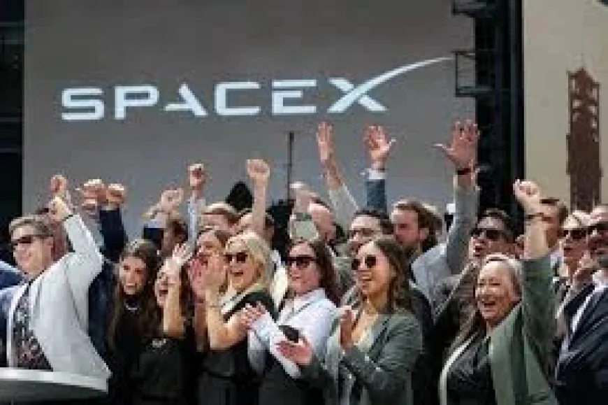 Musk Pushes Spacex Stocks to $2.8 Trillion on Options Surge