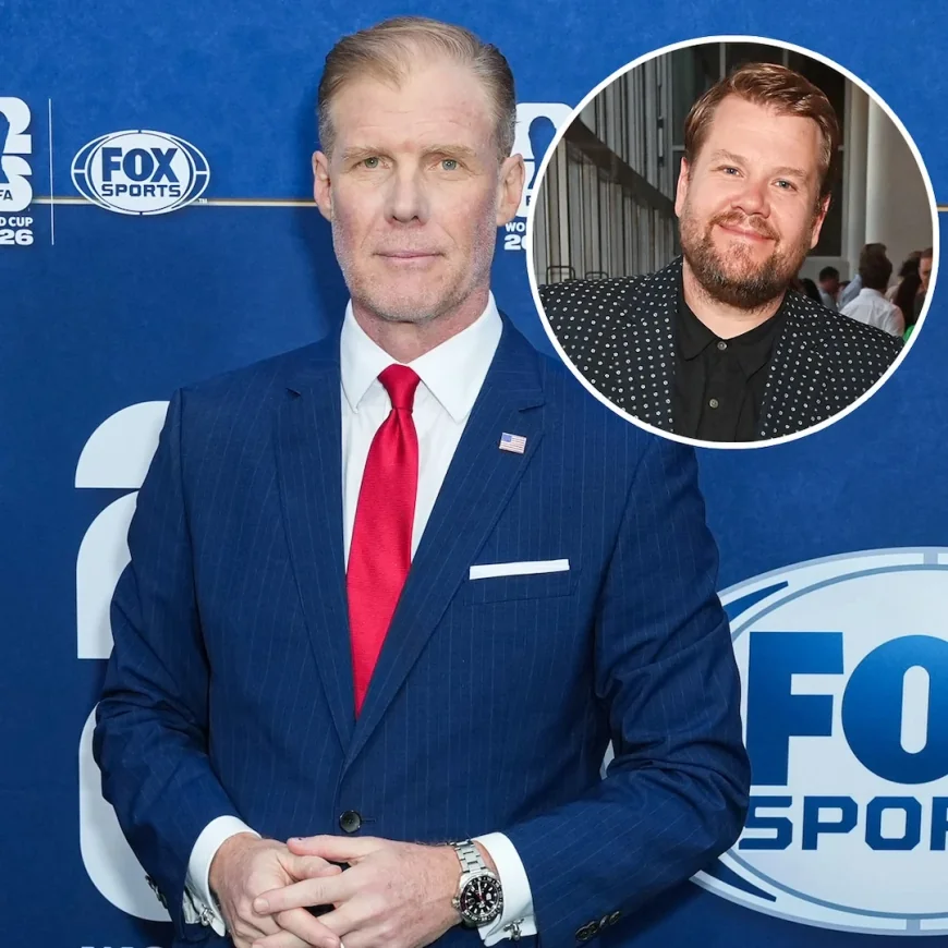 Alexi Lalas Calls James Corden Vulgar Name on Live Broadcast