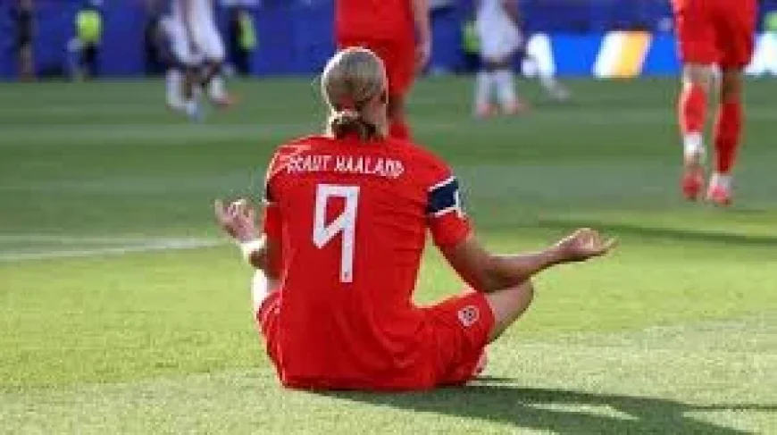 Gry Marita Braut Gives Erling Haaland a New Norway Shirt