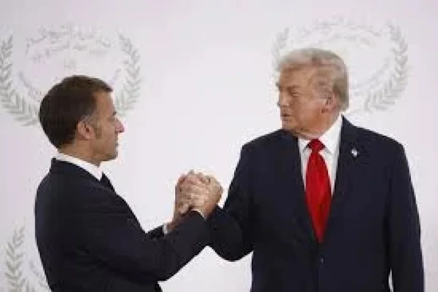 Macron hosts Trump at Versailles for 250th anniversary dinner