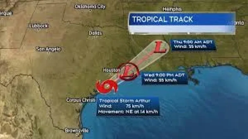 Arthur Forms as Tropical Storm, Triggers Gulf Coast Flood Threat