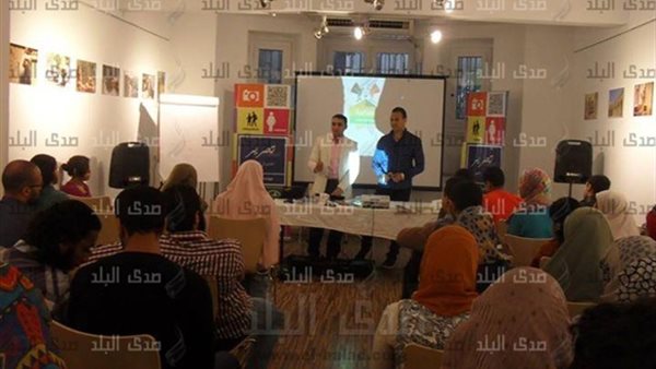 بالصور.. حملة ثقافة للحياة تستضيف الشاعر أحمد فرج بـ"جوته"