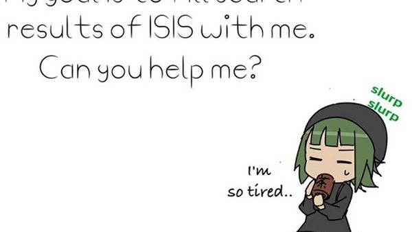 بالصور.. "داعش شان" شخصية يابانية كرتونية تسخر من مقاتلي داعش