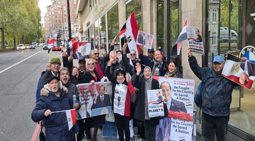 لندن.. مصريون ينظمون احتجاجا على تدخل بريطانيا في شؤون مصر الداخلية