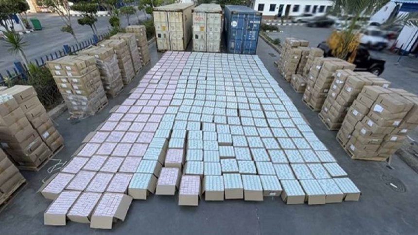 مصر.. ضبط  18 مليون قرص مخدر في ميناء الإسكندرية (صور)