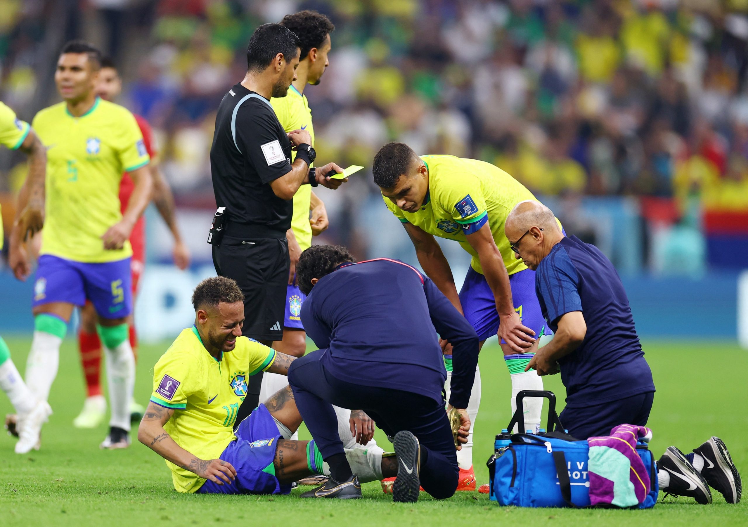 تقرير: نيمار يغيب عن البرازيل لنهاية دور المجموعات في كأس العالم 2022 - بوابة البلد