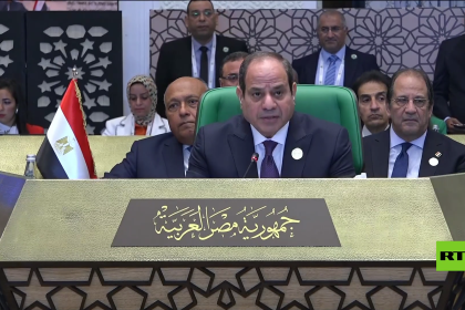 السيسي في القمة العربية: عدم الاستقرار في بلاد الشام وفلسطين يمتد إلى دول المغرب العربي