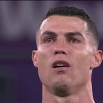 رونالدو يبكي قبل انطلاق مباراة البرتغال وغانا بكأس العالم