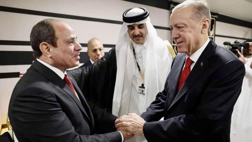 مفكر مصري يتحدث عن دور أمير قطر في مصافحة أردوغان والسيسي
