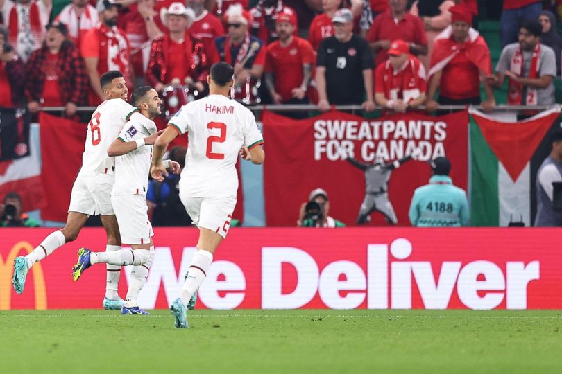 ملخص وأهداف الشوط الأول..المغرب تتقدم على كندا وتقترب من العبور لثمن نهائي كأس العالم - بوابة البلد