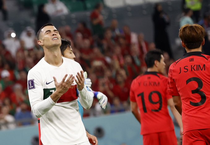 كوريا تفوز على البرتغال بثنائية في كأس العالم