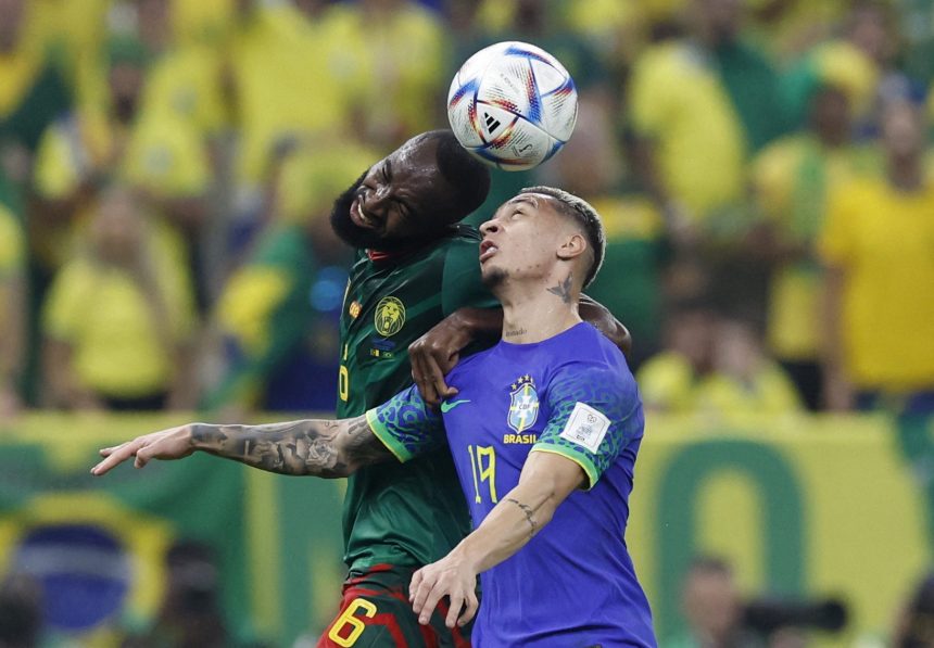 مباراة البرازيل ضد الكاميرون.. انتهاء الشوط الأول بالتعادل السلبي