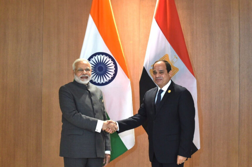 رئيس وزراء الهند يتفق مع السيسي على رفع حجم التبادل التجاري لـ12 مليار دولار