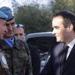 وزير الدفاع الفرنسي يتفقد قوات بلاده داخل "اليونيفيل" في لبنان