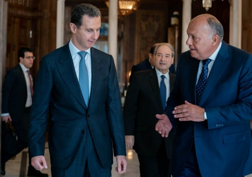 الرئاسة السورية تنشر صور الأسد مع شكري ... وتكشف تفاصيل اللقاء