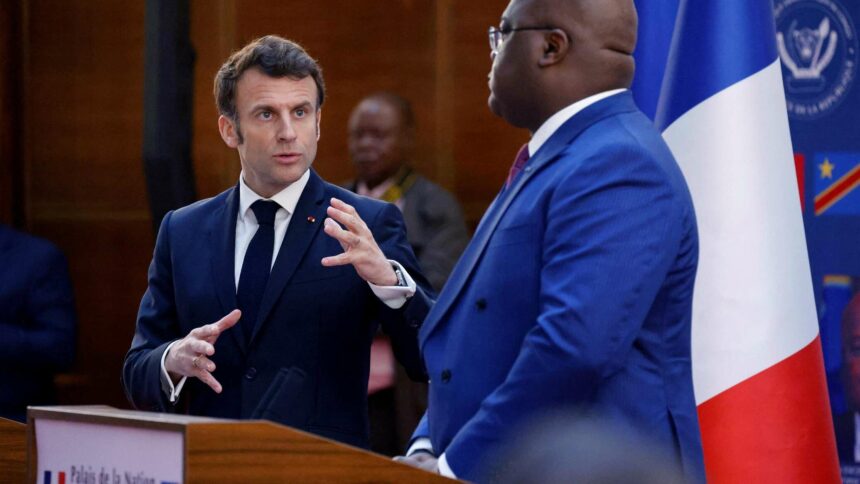 مؤتمر ماكرون ونظيره الكونغولي يتحولان إلى "احتكاك دبلوماسي" ... بالفيديو