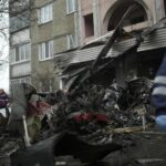 ودوت صفارات الإنذار في عدة مقاطعات أوكرانية وفي العاصمة كييف.