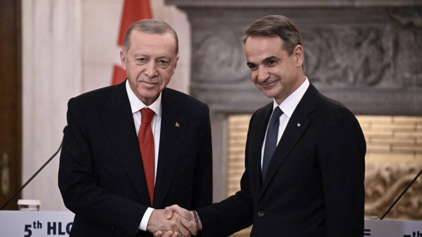 أردوغان من اليونان: بحر إيجه سيصبح بحر سلام وتعاون