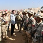رئيس أركان حرب القوات المسلحة المصرية يشرف على إجراءات رفع الكفاءة القتالية لوحدة مدفعية