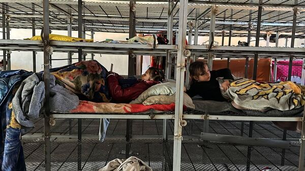 أطفال فلسطينيون ينامون في أقفاص الدجاج بينما تمتلئ ساحات رفح جنوب قطاع غزة بالنازحين - البلد عربي