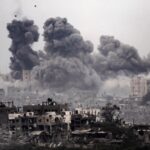 استشهاد عدد من الفلسطينيين في قصف إسرائيلي على مدينة غزة