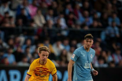 برشلونة يهزم سيلتا فيجو بثنائية ليفاندوفسكي في الدوري الإسباني