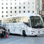 حافلة ريال مدريد تتعرض لحادث سير في ألمانيا