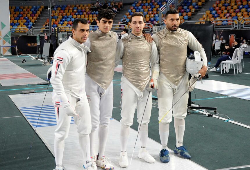 «رجال سلاح الشيش» ينهي كأس العالم بالمركز السابع ويؤكد تأهله لأولمبياد باريس