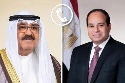 الرئيس السيسي وأمير الكويت يتبادلان التهاني بحلول شهر رمضان المبارك