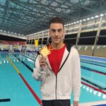 عبد الله نصر يحصد ذهبية سباق 100 متر فراشة في دورة الألعاب الأفريقية