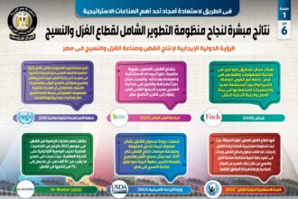 نجاح منظومة التطوير الشامل لقطاع الغزل والنسيج في مصر