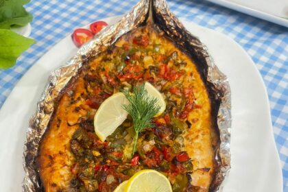 طريقة عمل السمك السنجاري من البوري وطحينة المطاعم