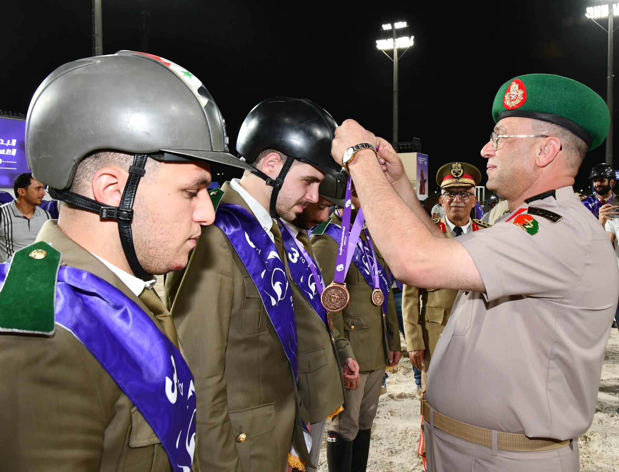 انطلاق فعاليات البطولة العربية العسكرية للفروسية بنادى الفروسية شاهد الصور - بوابة البلد