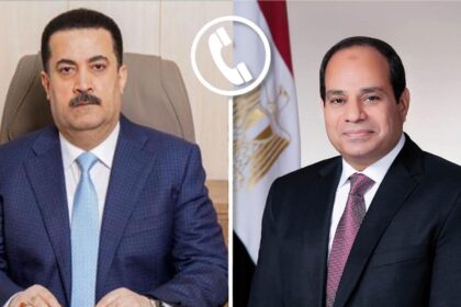 الرئيس السيسي يتلقى اتصالاً هاتفياً من رئيس الوزراء العراقي للتهنئة بحلول عيد الفطر المبارك