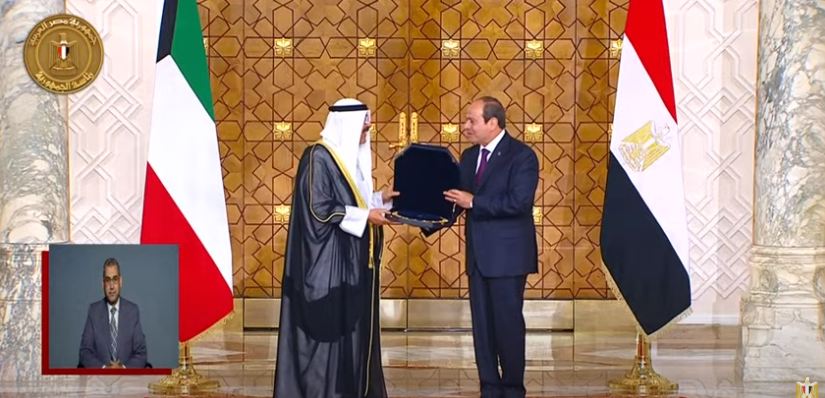 الرئيس السيسي يمنح قلادة النيل لأمير دولة الكويت