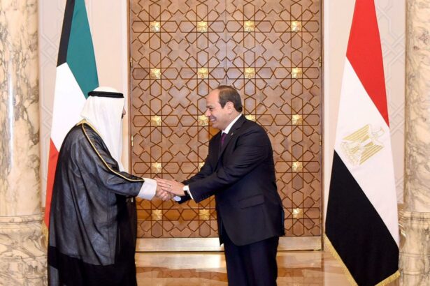 بيان مشترك بمناسبة زيارة أمير دولة الكويت إلى مصر