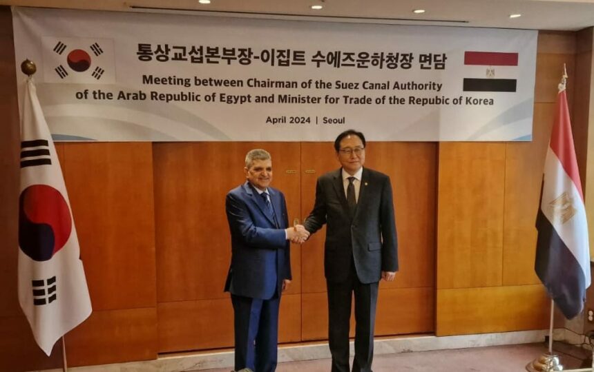 قناة السويس: تعاون مرتقب مع كوريا الجنوبية لبناء وحدات بحرية معاونة صديقة للبيئة