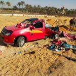 كدمات وكسور.. إصابة 20 شخصا في انقلاب سيارة ربع نقل بالطريق الصحراوي بالمنيا