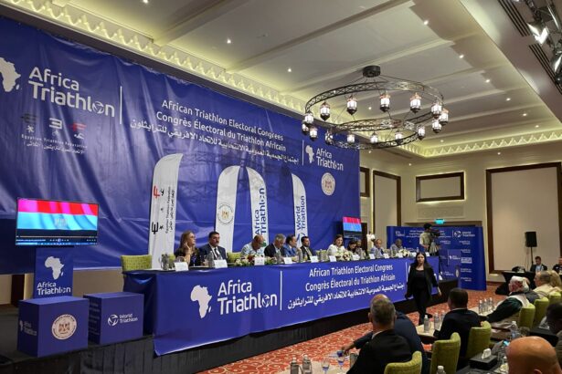 وزير الرياضة يشهد اجتماع الجمعية العمومية الانتخابية للاتحاد الإفريقي للتراثيلون