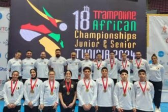 الرياضة: منتخب مصر يُتوج بلقب بطولة أفريقيا لجمباز الترامبولين بتونس